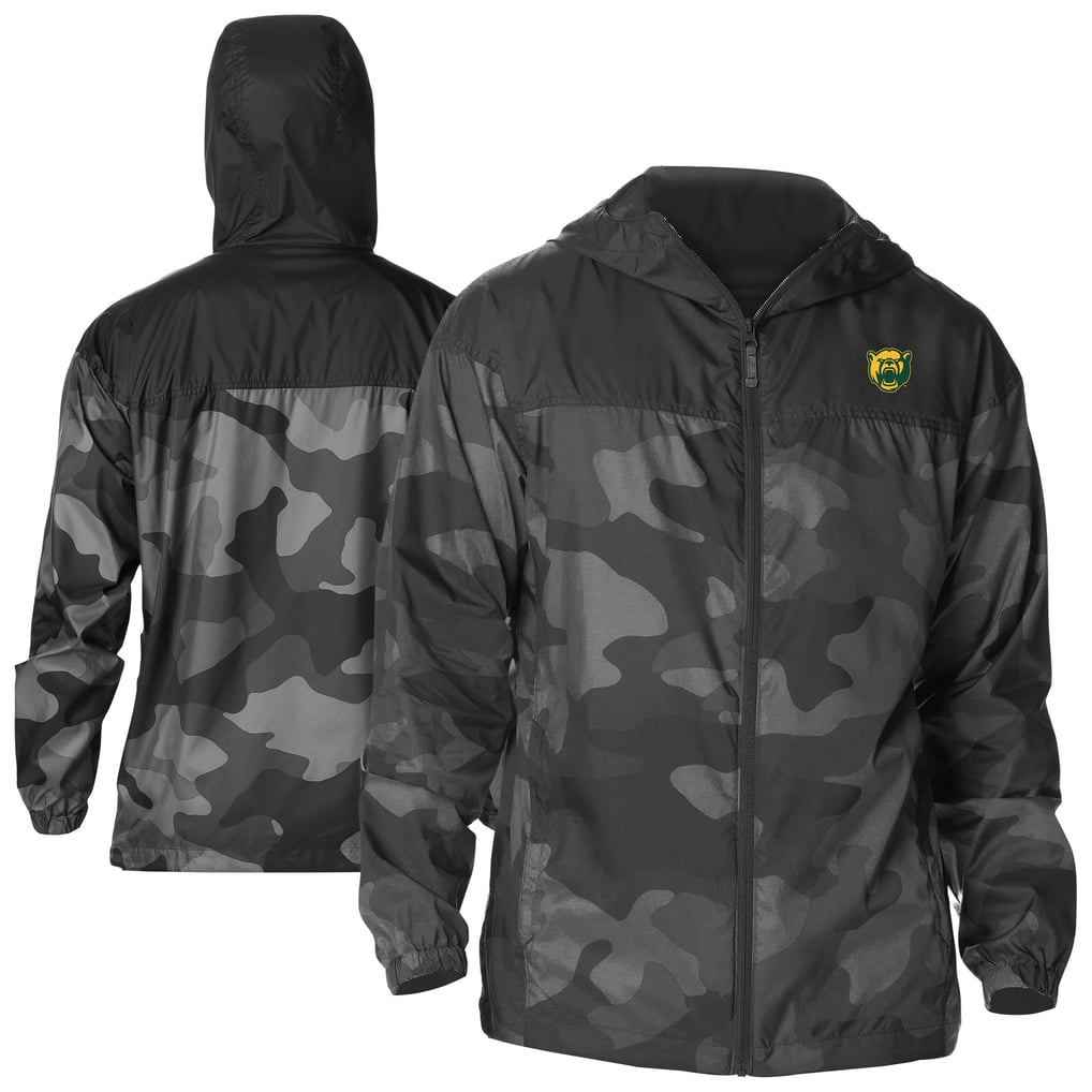  Baylor Bears Columbia Flash Challenger Novelty Omni-Tech Full-Zip Windbreaker Jacket - Black
